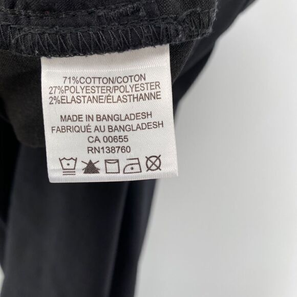 Reitmans R Jeans Womens Size 33 Black Denim 5 Pocket Slim Ankle Fit Stretch - Picture 12 of 13